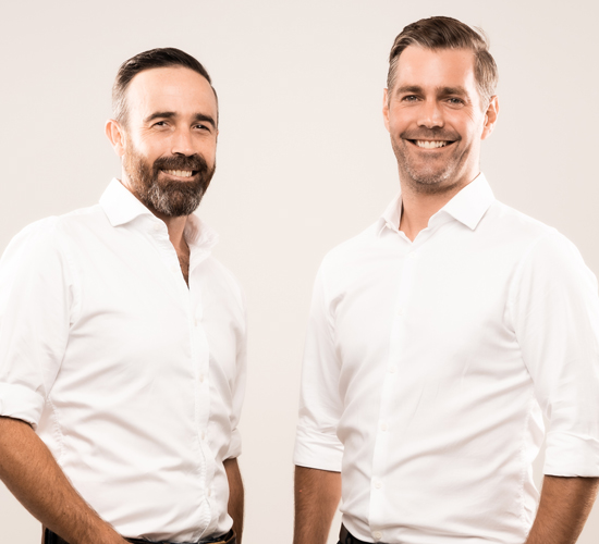 Jamie Dewe and Doug Doyle